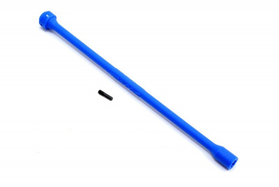 Driveshaft, center, plastic (blue)/ screw pin