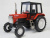 Сувенирная модель трактора МТЗ-82 ''Люкс-'' металл (красный с бел.кабиной) 1:43