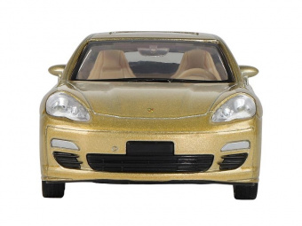 Машина ''АВТОПАНОРАМА'' Porsche Panamera S, золотой, 1/32, свет, звук, инерция, в/к 17,5*13,5*9 см