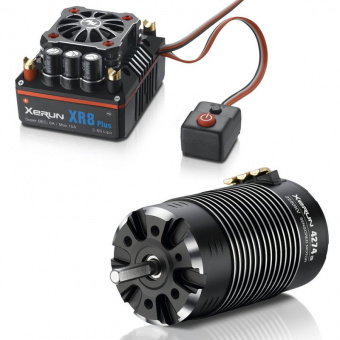 Бесколлекторная сенсорная система Xerun COMBO XR8 Plus 4274 A для моделей масштаба 1:8
