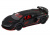 Машина АВТОПАНОРАМА Lamborghini SVJ, 1/32, черный матовый, свет, звук, в/к 17,5*12,5*6,5 см