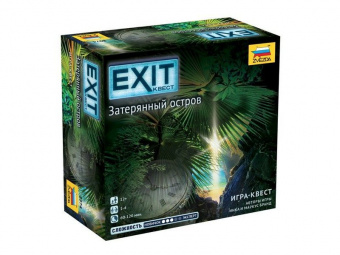 Настольная игра ZVEZDA ''EXIT Квест. Затерянный остров'', семейная