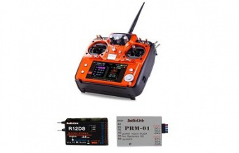 12-канальная аппаратура Radiolink AT10II с приемником R12DS и внешним модулем телеметрии