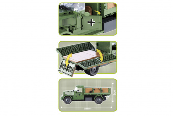 Конструктор COBI Армейский грузовик Mercedes Benz (Мерседес Бенц) L3000 COBI-2455A