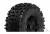 Колеса в сборе Трак 1/10 - Badlands 2.8'' All Terrain Tires Mounted on Desperado Black Wheels
