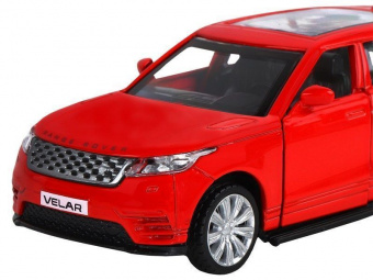 Машина ''АВТОПАНОРАМА'' Land Rover Range Rover Velar, красный, 1/42, инерция, в/к 17,5*12,5*6,5 см