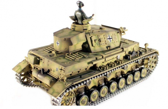 Радиоуправляемый танк Taigen 1:16 Dak PZ.Kpfw. IV Ausf. F-1 HC 2.4 Ghz (пневмо)