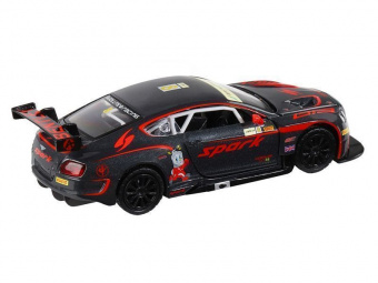Машина ''АВТОПАНОРАМА'' Bentley Continental GT3, черный, 1/32, в/к 17,5*13,5*9 см