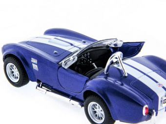 Машина Kinsmart Shelby Cobra 427 1965 инерция (1/12шт.) 1:32 б/к