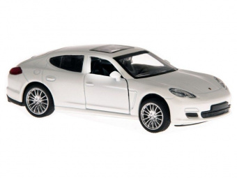Машина ''АВТОПАНОРАМА'' Porsche Panamera S, белый, 1/43, инерция, в/к 17,5*12,5*6,5 см