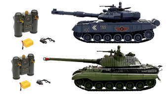 Радиоуправляемый танковый бой (2 танка, 2.4G, 1:28)