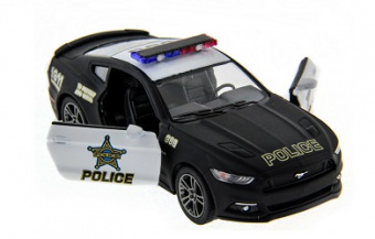 Машинка Kinsmart Ford Mustang GT 2015 Police 1:38 инерционная