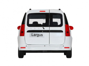 Машина ''АВТОПАНОРАМА'' Яндекс.Такси LADA LARGUS, белый, 1/24, свет, звук, в/к 24,5*12,5*10,5 см