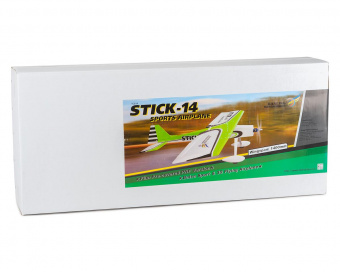 Самолет TCG14 STICK-14 Sports Aeroplane ARF+Motor+ESC+Servo(2817 900KV+Prop 12*6+60A ESC+17g*6pcs)