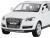 Машина ''АВТОПАНОРАМА'' Audi Q7, белый, 1/24, свет, звук, в/к 24,5*12,5*10,5 см
