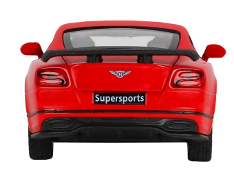 Машина ''АВТОПАНОРАМА'' Bentley Continental GT Supersports, красный, 1/32, в/к 17,5*12,5*6,5 см
