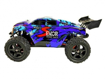 Радиоуправляемая трагги Remo Hobby S EVO-R UPGRADE (синяя) 4WD 2.4G 1/16 RTR