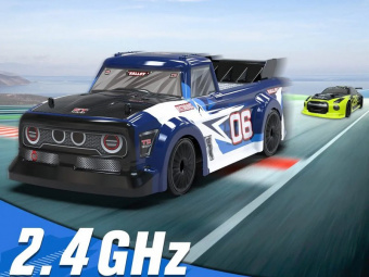 Радиоуправляемый пикап Volantex RC для дрифта синий 4WD 2.4G 1/14 RTR