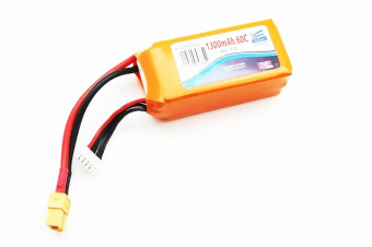 Аккумулятор Pulsar Li-pol 1300mAh, 60c, 4s1p, XT60