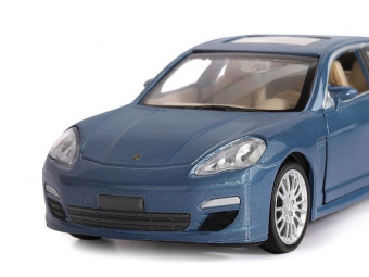 Машина ''АВТОПАНОРАМА'' Porsche Panamera S, синий, 1/32, свет, звук, инерция, в/к 17,5*13,5*9 см