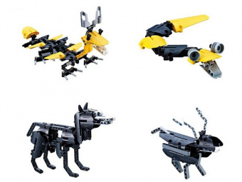 Конструктор CaDA Technic животные 12 в 1 (395 деталей)