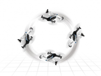 Р/У квадрокоптер Syma X19W Летающая машина с FPV трансляцией Wi-Fi 6-AXIS 2.4G RTF