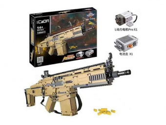 Конструктор CADA штурмовая винтовка Scar (1406 деталей)