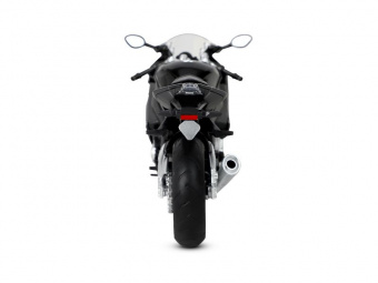 Мотоцикл АВТОПАНОРАМА BMW S1000R, 1/12, металл, черный, свободный ход колес