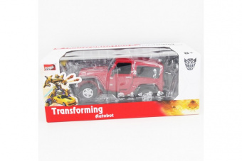 Трансформер Jeep Rubicon Red 1:14 (стреляет присосками)