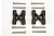 Bulkhead cross braces (2)/ 3x25mm CS screws (8)