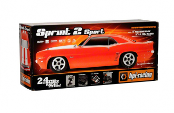 Радиоуправляемые автомобиль HPI 1:10 Sprint 2 Sport Camaro 1969 4WD 2.4 Ghz, электро, RTR