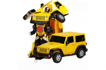 Трансформер Jeep Rubicon Red 1:14 (стреляет присосками)