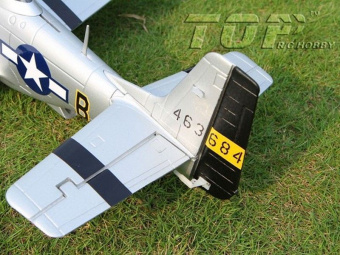 Радиоуправляемый самолет Top RC P-51D синий 750мм 2.4G 4-ch LiPo RTF
