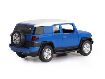 Машина ''АВТОПАНОРАМА'' Toyota FJ Cruiser, синий, 1/32, свет, звук, инерция, в/к 17,5*13,5*9 см