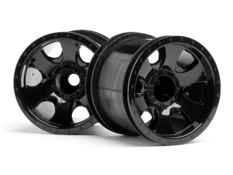 Диски трак 1/10 - WARLOCK BLACK (2.2in) 2шт