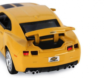 Машина ''АВТОПАНОРАМА'' Chevrolet Camaro SS, желтый, 1/32, свет, звук, инерция, в/к 17,5*13,5*9 см