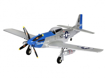 Радиоуправляемый самолет Top RC P-51D синий 750мм 2.4G 4-ch LiPo RTF