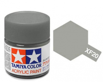 Краска для склеиваемых моделей (акрил) XF-20 Medium Grey