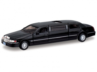 Машина Kinsmart ''Lincoln Town Car Stretch Limousine'' инерция (1/6шт.) 1:38 б/к