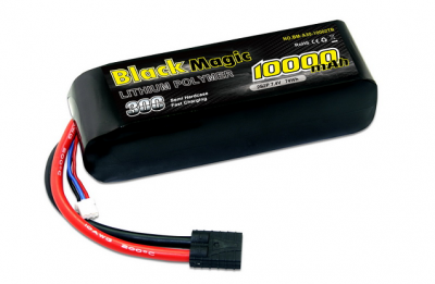 Аккумулятор Black Magic Li-pol 10000mAh, 30c, 2s1p, TRX Plug