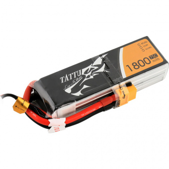 Аккумулятор Li-Po - 14.8В 1800мАч 75C (4S1P, EC3, XT60, Deans)