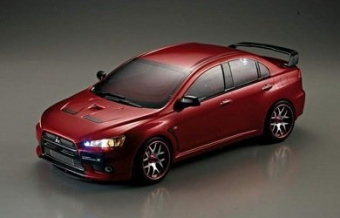 Кузов Killerbody окрашенный 1:10 Red Lancer EVOLUTION X