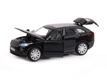 Машина ''АВТОПАНОРАМА'' Range Rover Velar, черный, 1/32, свет, звук, инерция, в/к 17,5*12,5*6,5