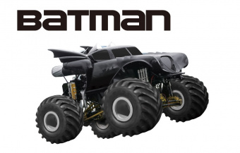 Радиоуправляемый монстр 1:10 Remo Hobby Batman Brushed 4WD 4WS 2.4Ghz RTR