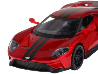 Машина ''АВТОПАНОРАМА'' Ford GT, красный, 1/32, свет, звук, инерция, в/к 17,5*12,5*6,5 см