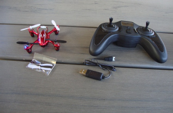 Радиоуправляемый квадрокоптер Hubsan X4 Mini с видеокамерой RTF