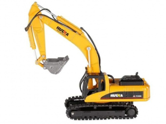 Металлический экскаватор с ковшом HUI NA TOYS 1/40 PRO