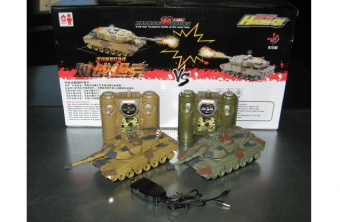 Танковый бой HuanQi Leopard 1:48, 2.4G (два танка, з/у, акк)