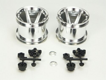 Диски трак 1/10 - SUPER STAR MT (CHROME/ REAR/DEEP OFFSET) 2шт