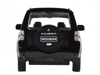 Машина АВТОПАНОРАМА Mitsubishi Pajero 4WD Tubro, черный, 1/43, инерция, в/к 17,5*12,5*6,5 см